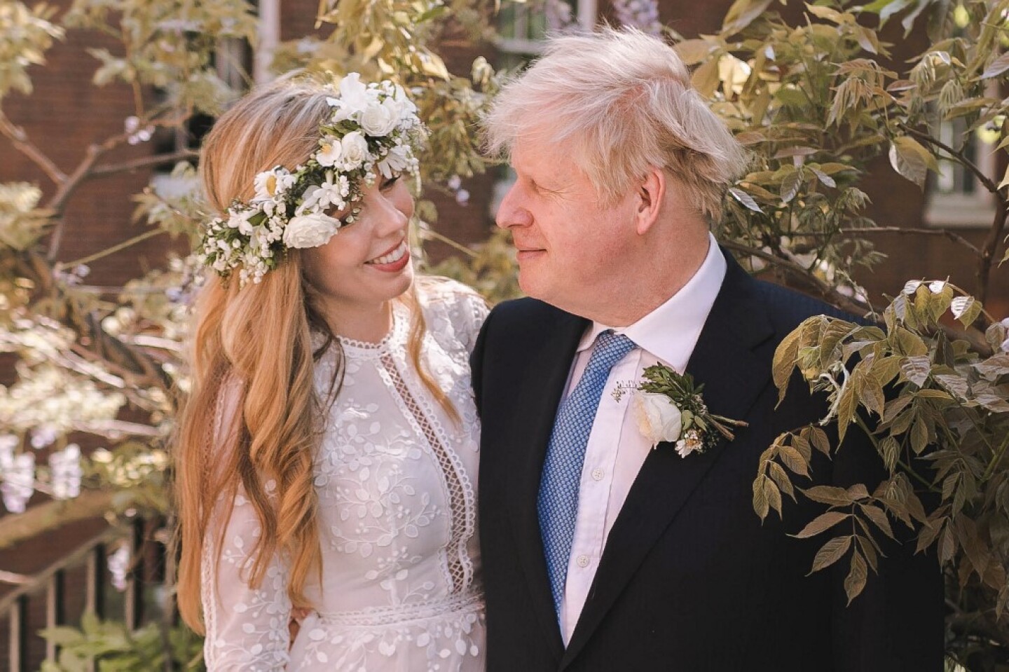 BRITAIN-POLITICS-JOHNSON-WEDDING