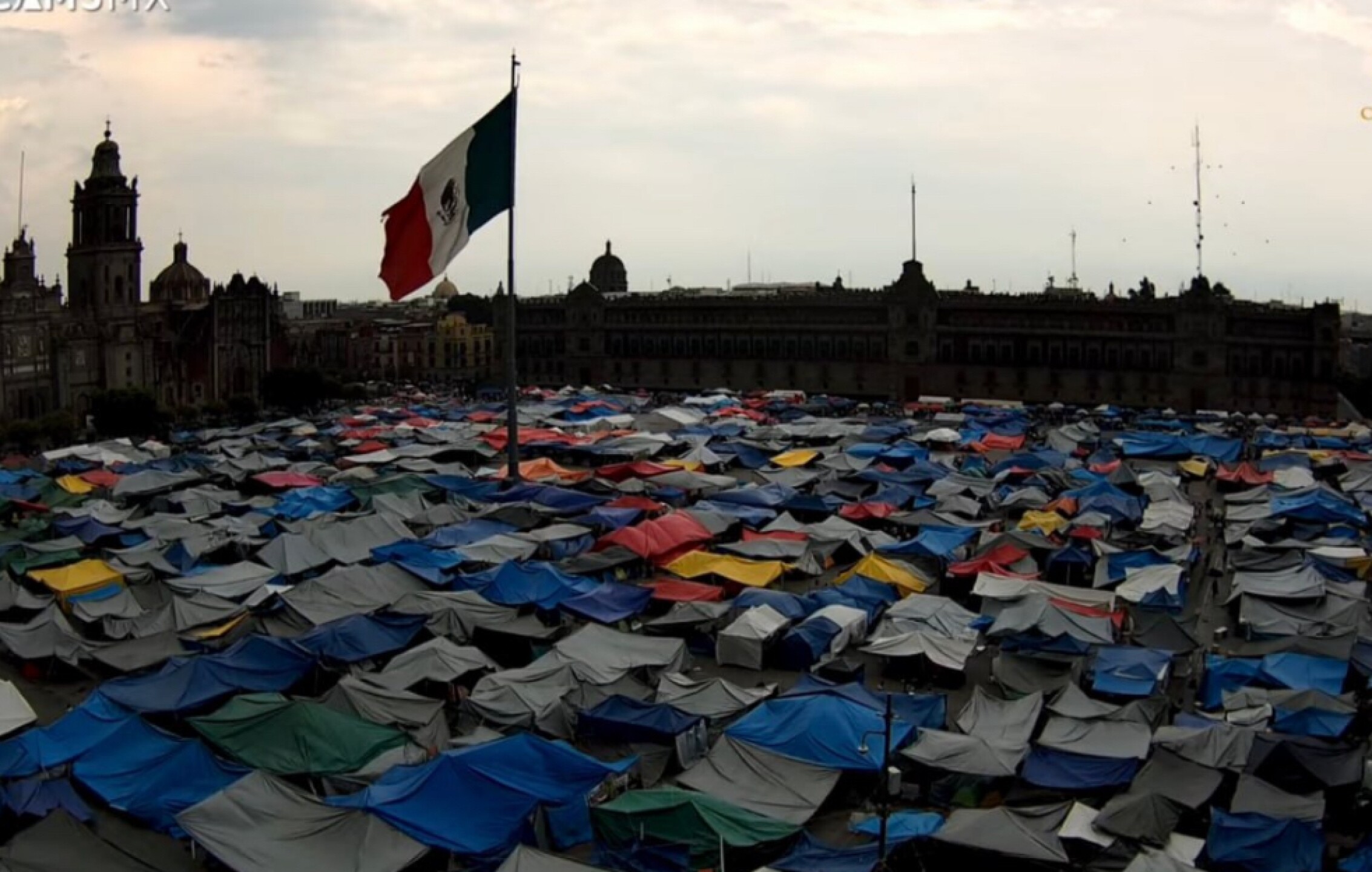 Plantón zócalo CNTE