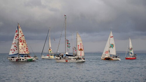 Israel intercepta embarcaciones de la Globla Sumud Flotilla en aguas internacionales