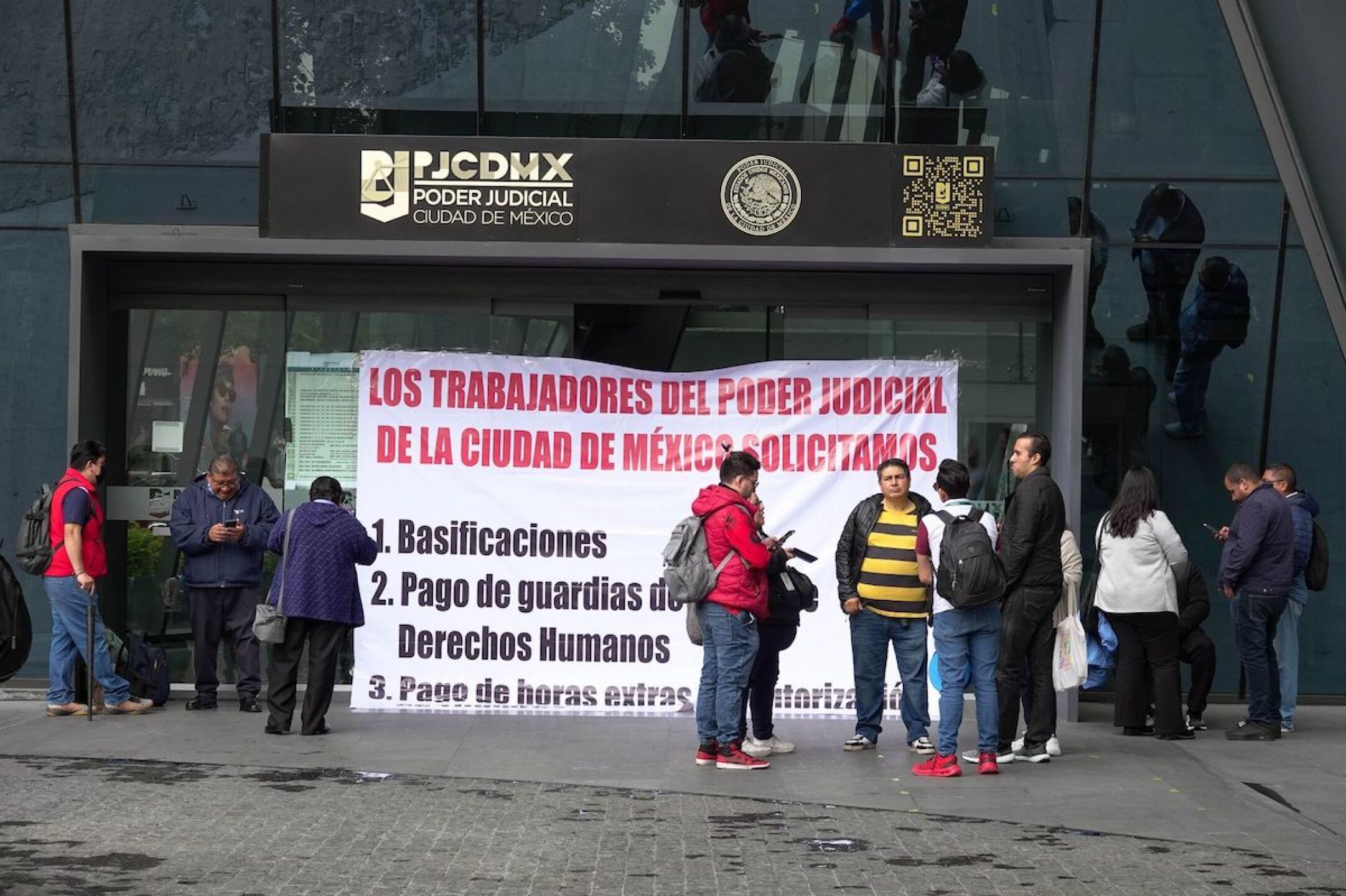 Trabajadores del Poder Judicial de CDMX