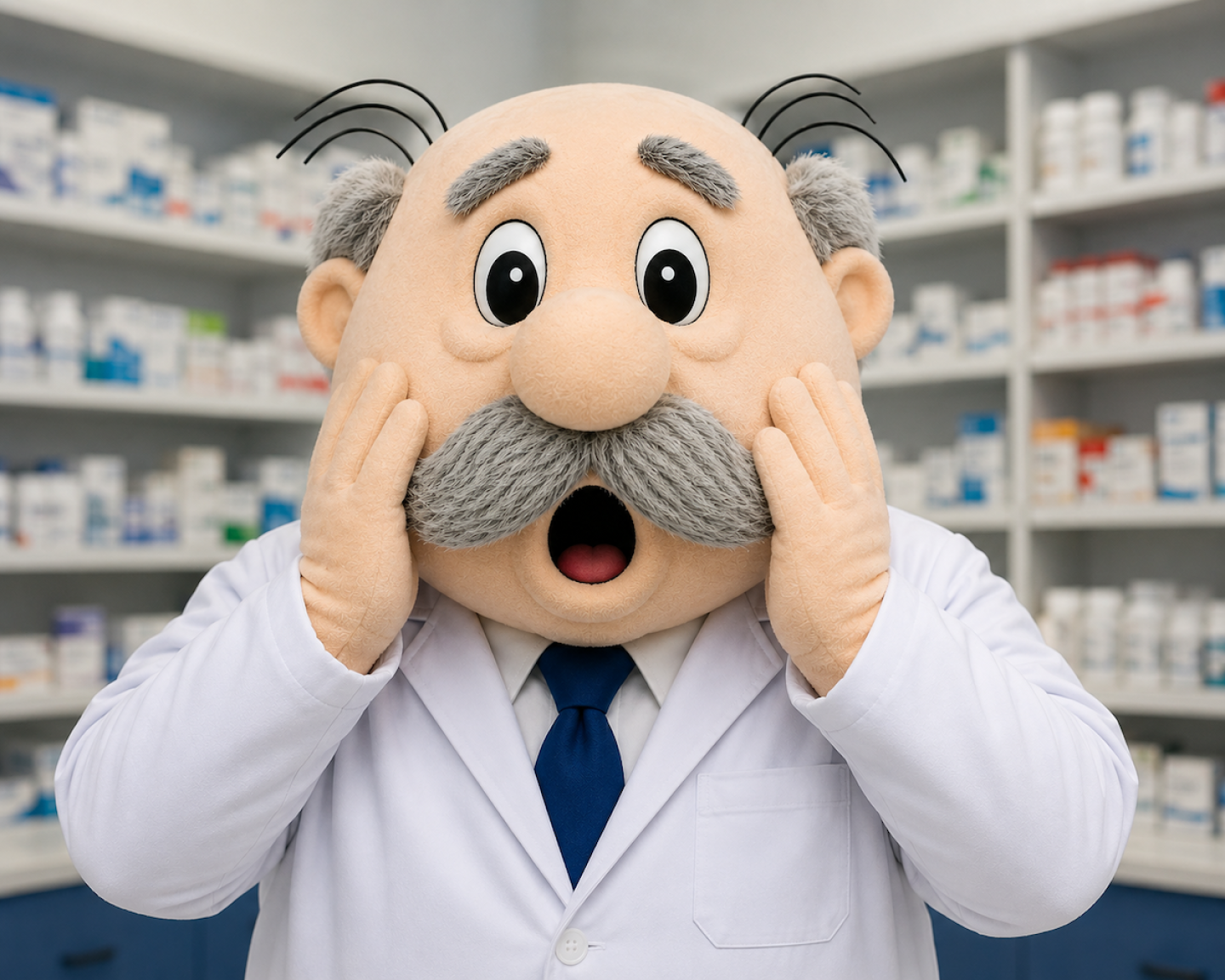 Dri Simi ¿Dr. Simi tiene competencia? Conoce a Dr. Guali, la botarga de farmacia ...