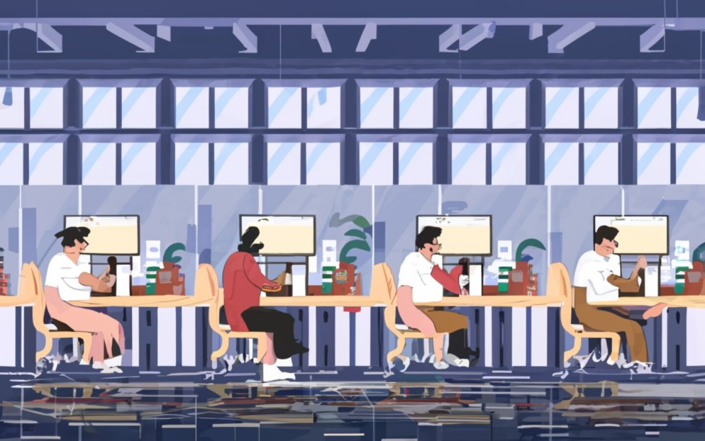 oficina a-dynamic-animation-of-office-workers-sweating-and-EIsLOD3oQNig-pbkOCX0-g-Q6HOiDRTTCaUvvwGj6NErw.jpeg