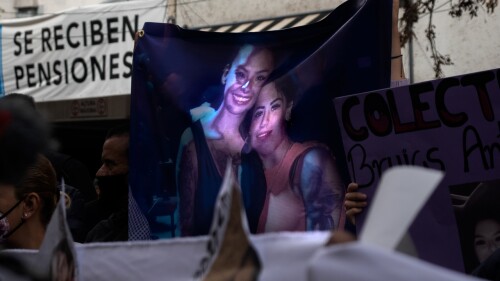 Marcha para exigir justicia por Polly y Fernanda