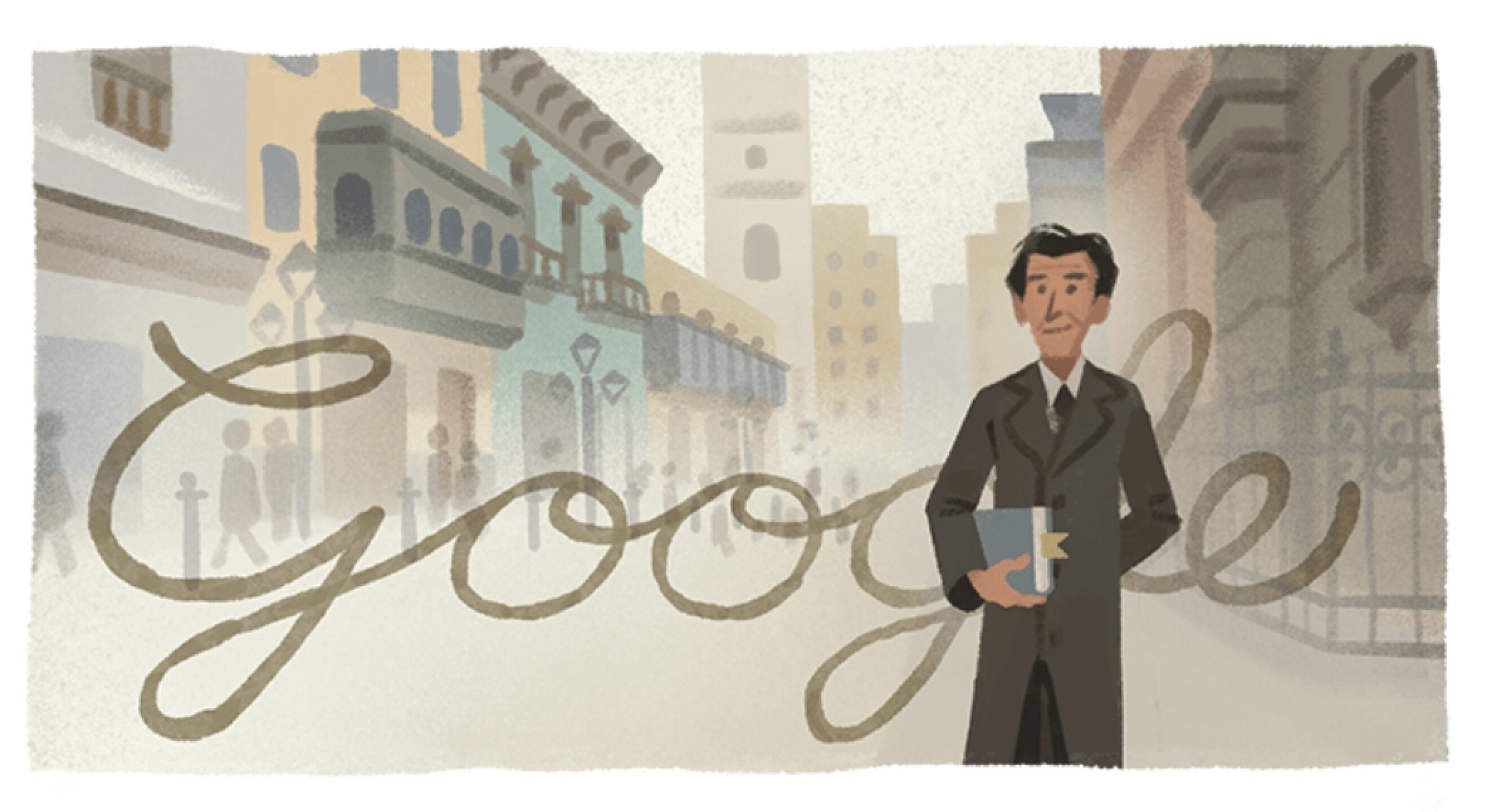 Ramon Ribeiro ¿Quién fue Julio Ramón Ribeyro y por qué tiene un doodle?