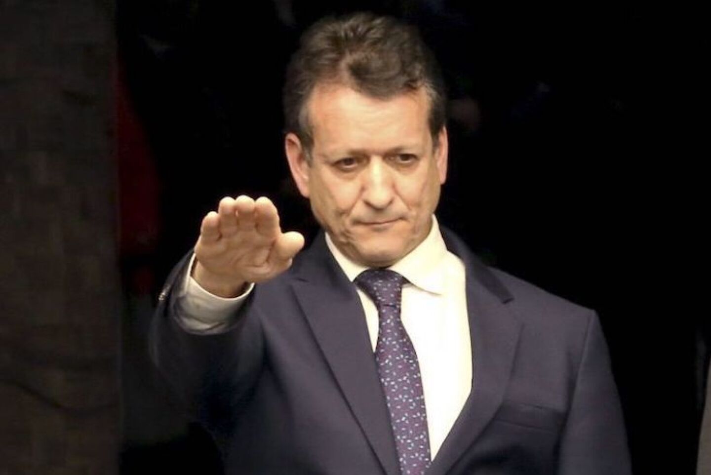 CIUDAD DE MÉXICO, 21DICIEMBRE2016.- El secretario de Economía Ildefonso Guajardo Villarreal, dio posesión a Mario Alfonso Cantú Suárez como Subsecretario de Minería de la dependencia. Alfonso Cantú es licenciado en Economía por la Universidad Autónoma de Nuevo León y cuenta con una Maestría en Economía en la Universidad de Pennsylvania, Filadelfia, Estados Unidos.FOTO: CUARTOSCURO.COM