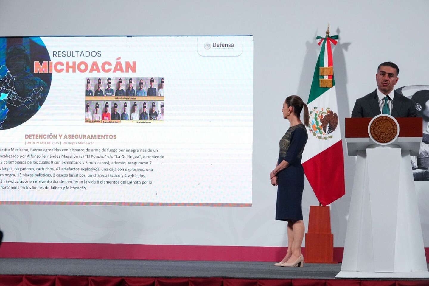 Sheinbaum Conferencia Seguridad Harfuch