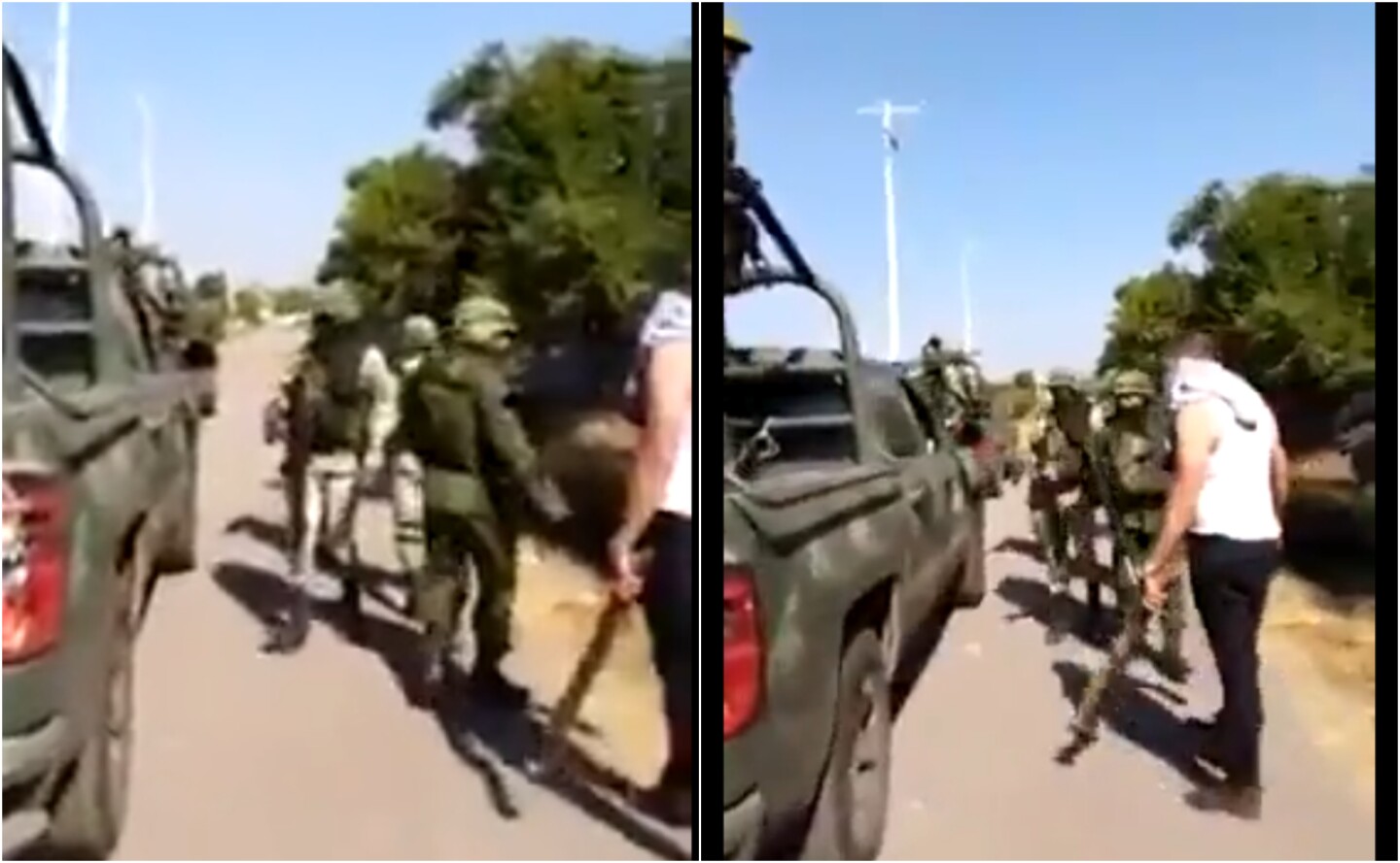 Fuerzas armadas agrede