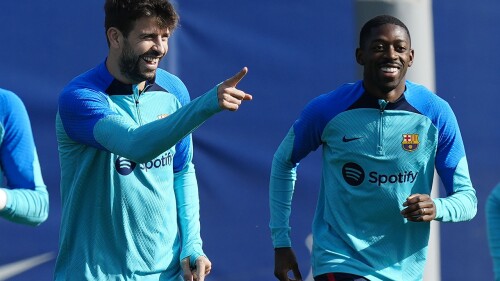 Entrenamiento del FC Barcelona