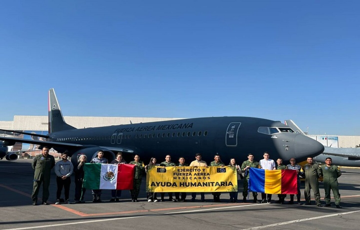 avión humanitario