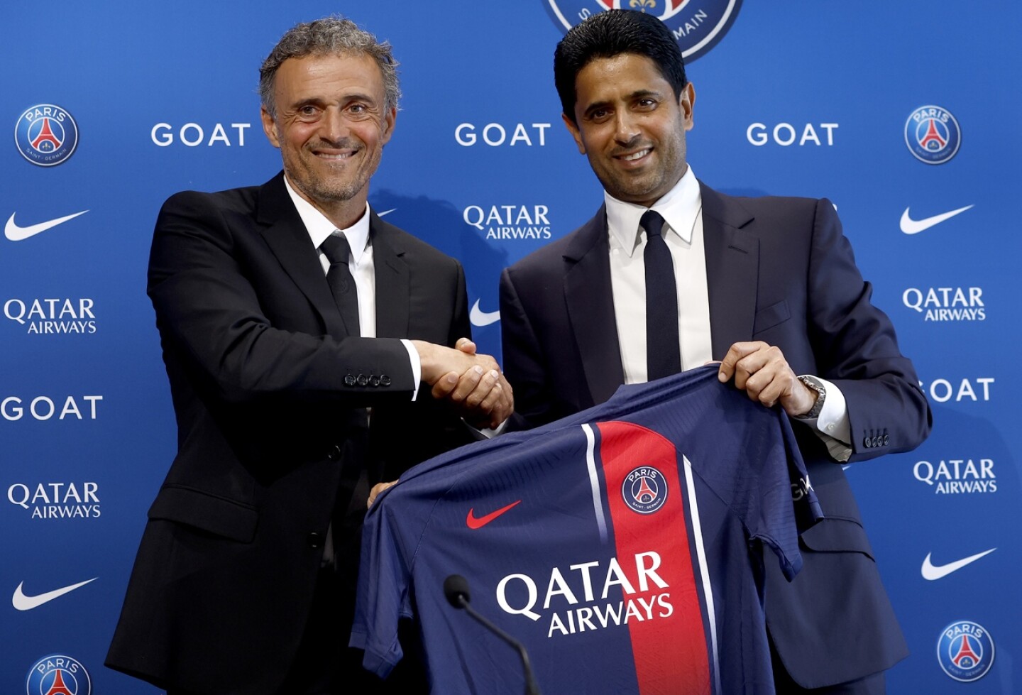 PSG present new coach Luis Enrique