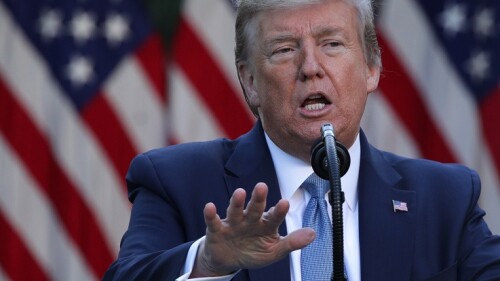 The White House Holds Daily Briefing On Coronavirus Pandemic