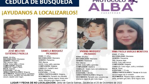 DESAPARICIONES ZACATECAS
