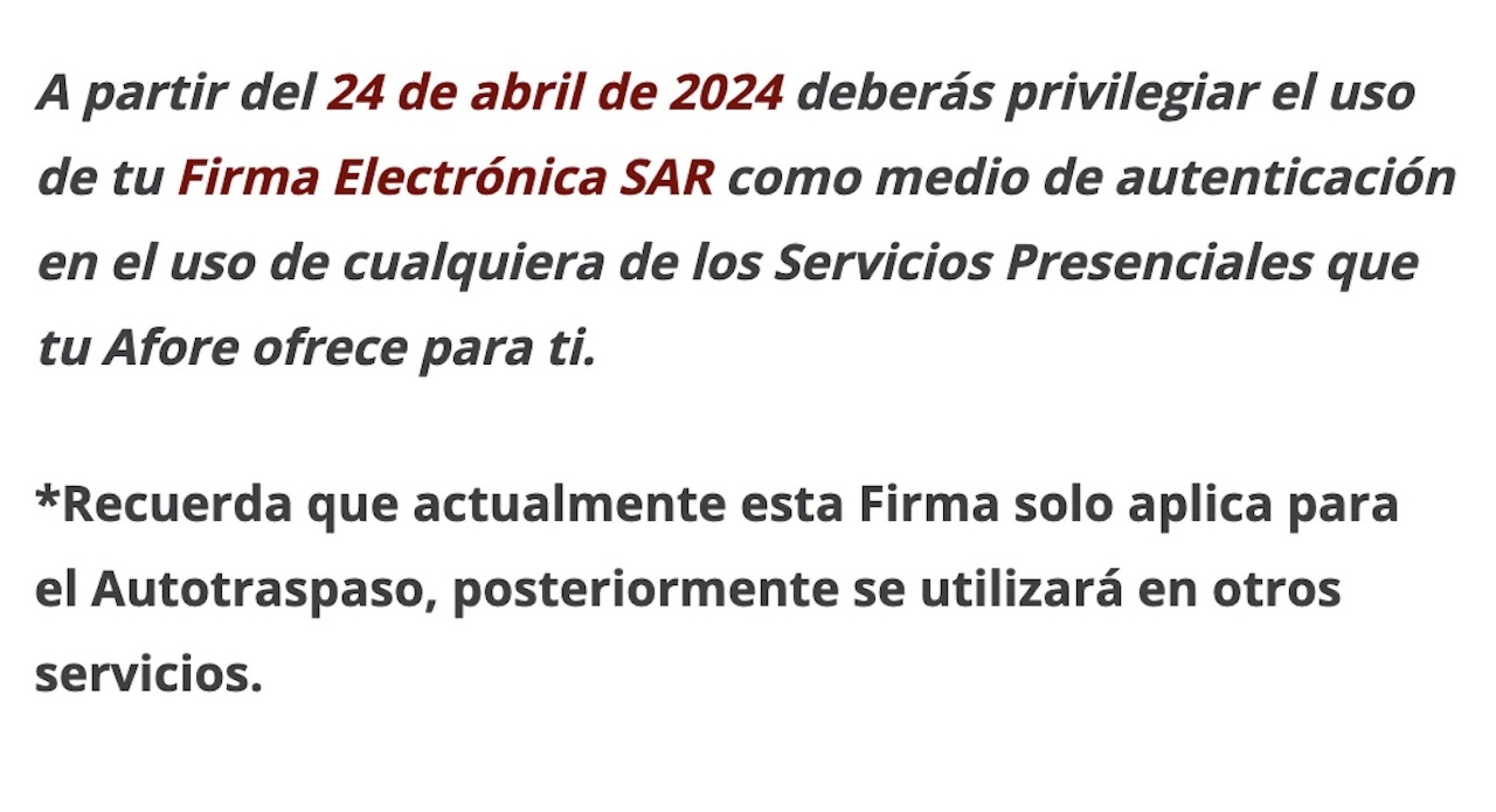 Aforestip Afore Firma Electrónica SAR: qué es y cómo obtenerla