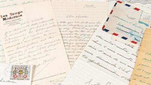 Cartas de Simone de Beauvoir a Violette Leduc.