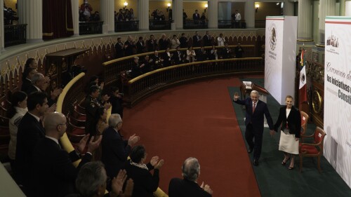 2024-02-05 Presidente AMLO - Iniciativas de reforma a la Constitucion - Palacio Nacional - Foto 12