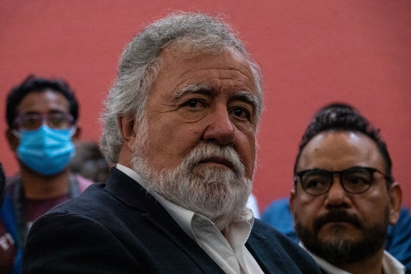 Alejandro Encinas, subsecretario de Derechos Humanos de la Segob, asistió a la presentación del tercer informe del GIEI sobre el caso Ayotzinapa.