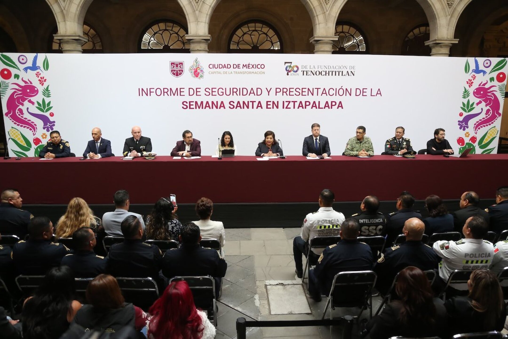 Autoridades de la CDMX destacan resultados de la rstrategia de seguridad basada en inteligencia y ciudadanía.