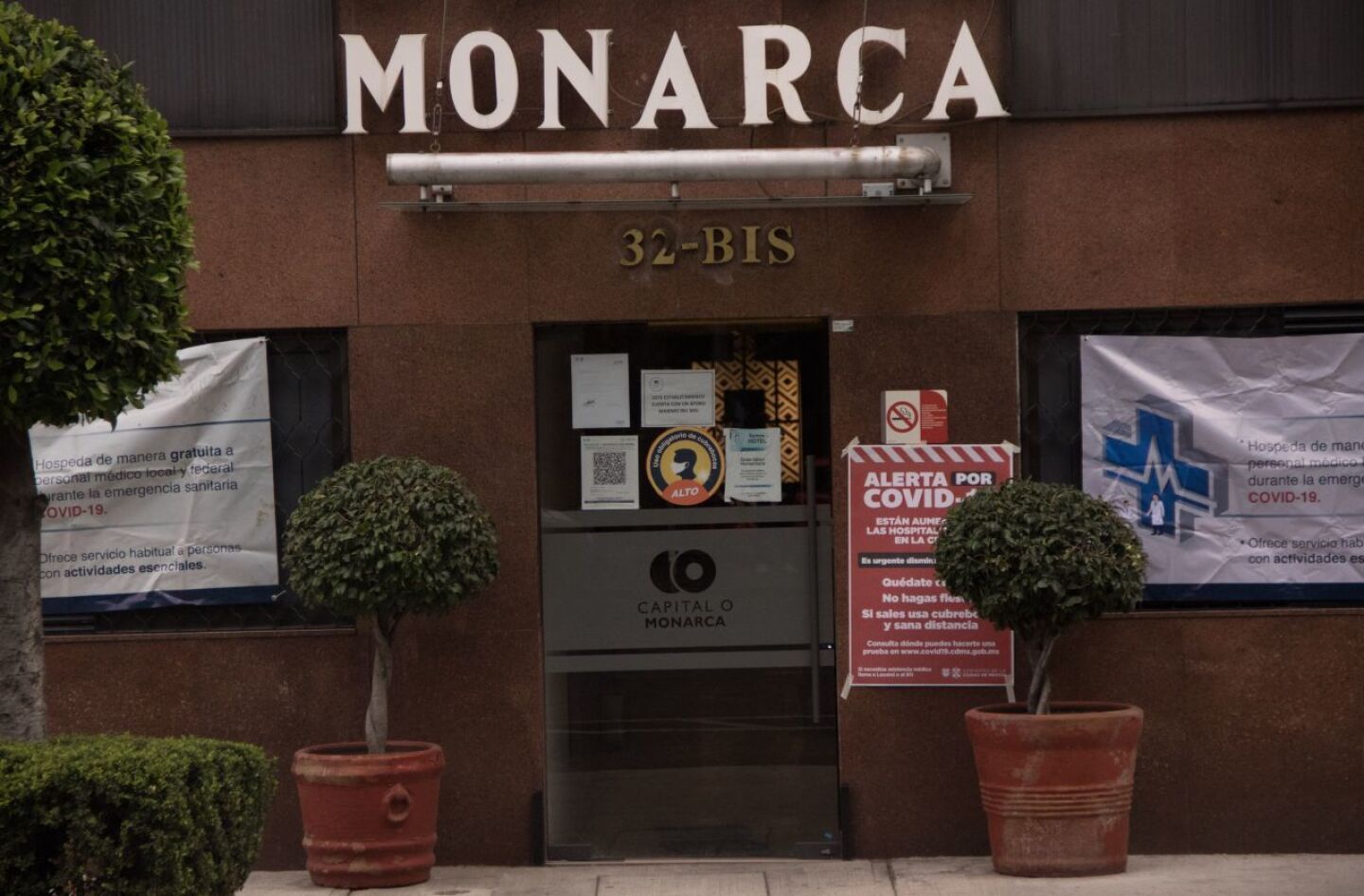 Hotel en servicio en la Colonia Roma