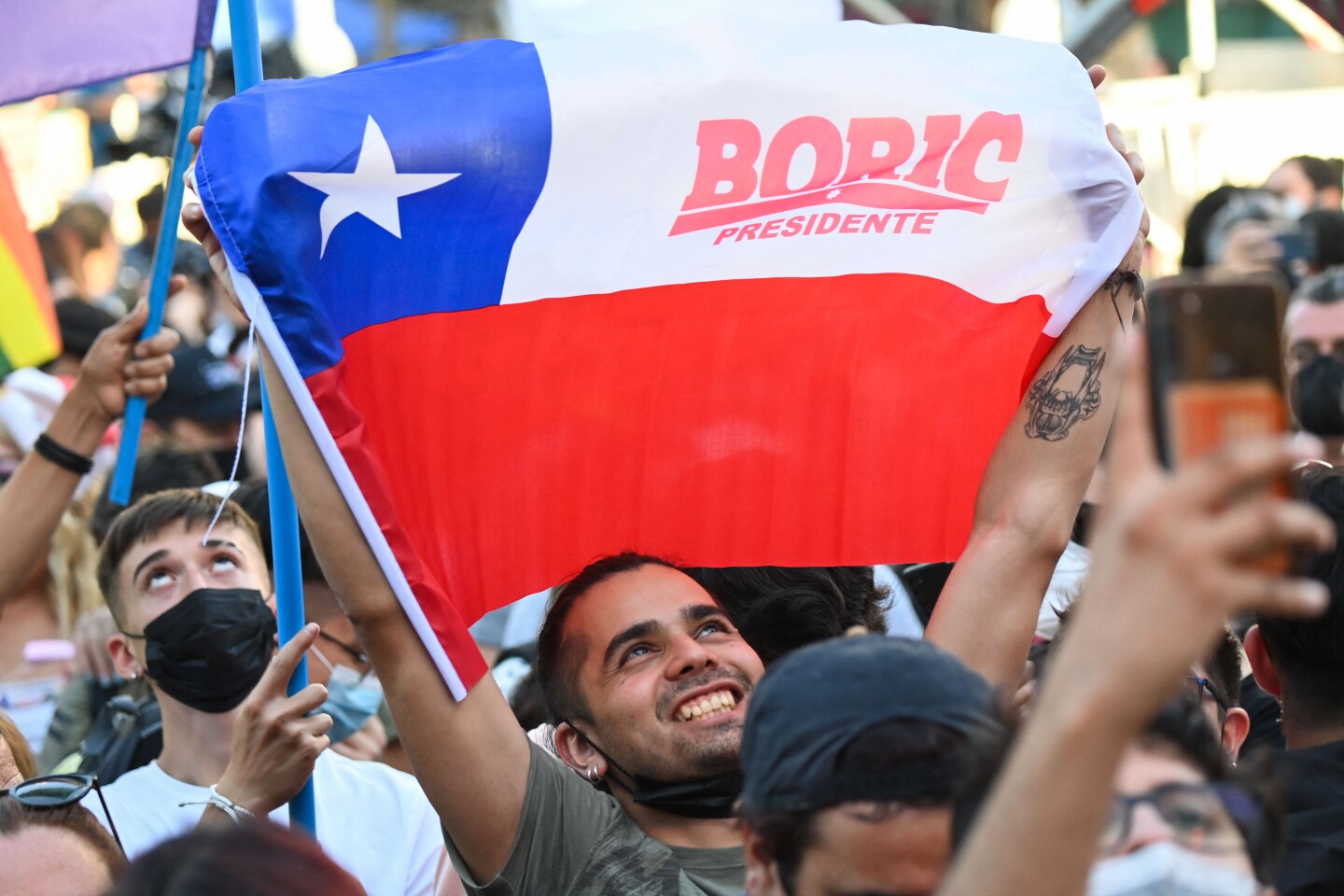 CHILE-ELECTION-RUNOFF-BORIC-SUPPORTERS
