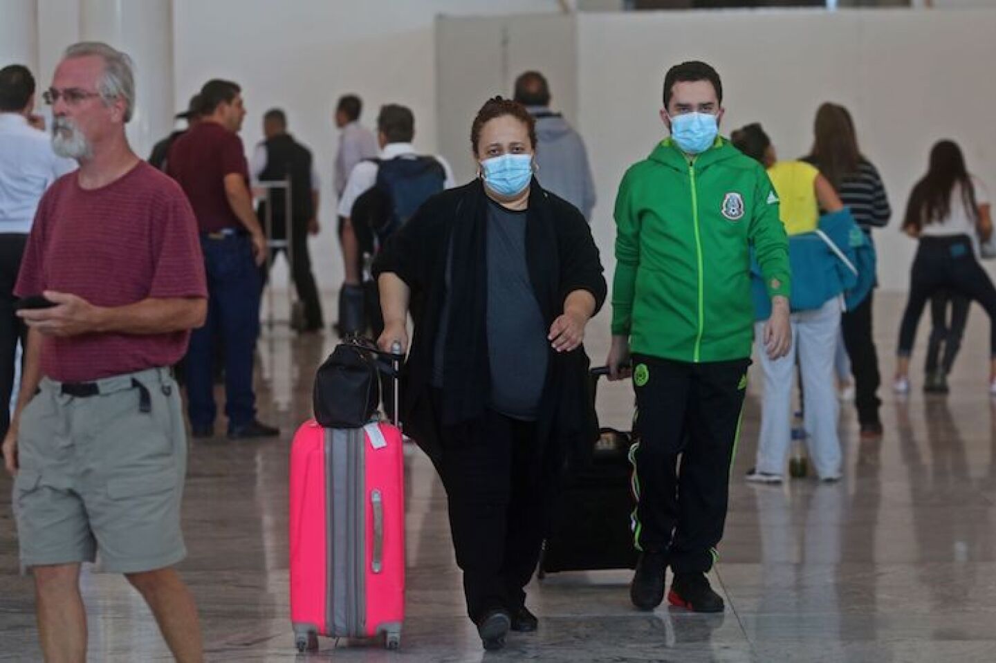 Pasajeros que arriban a Jalisco se Previenen por brote de Coronavirus que afecta a China.