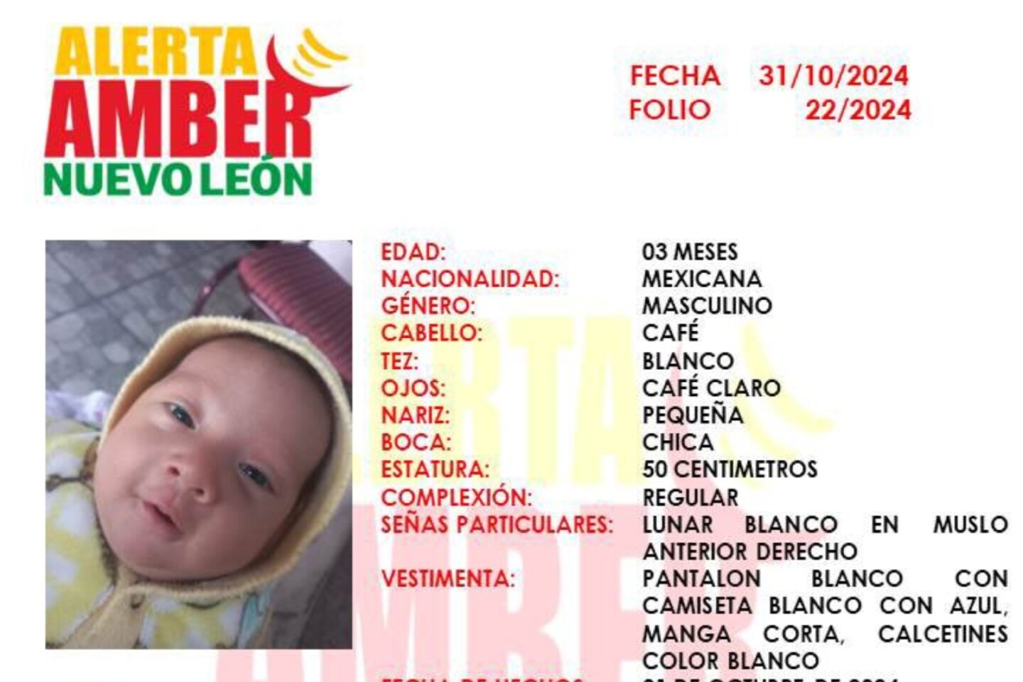 bebé Escobedo Nuevo León