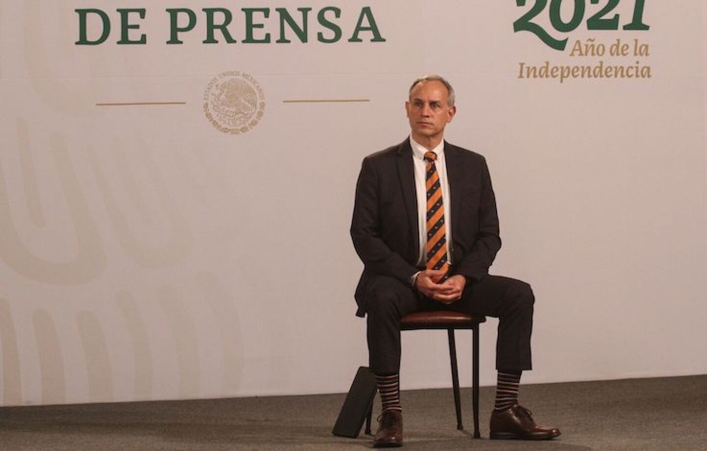 Hugo López-Gatell, durante la conferencia mañanera.
