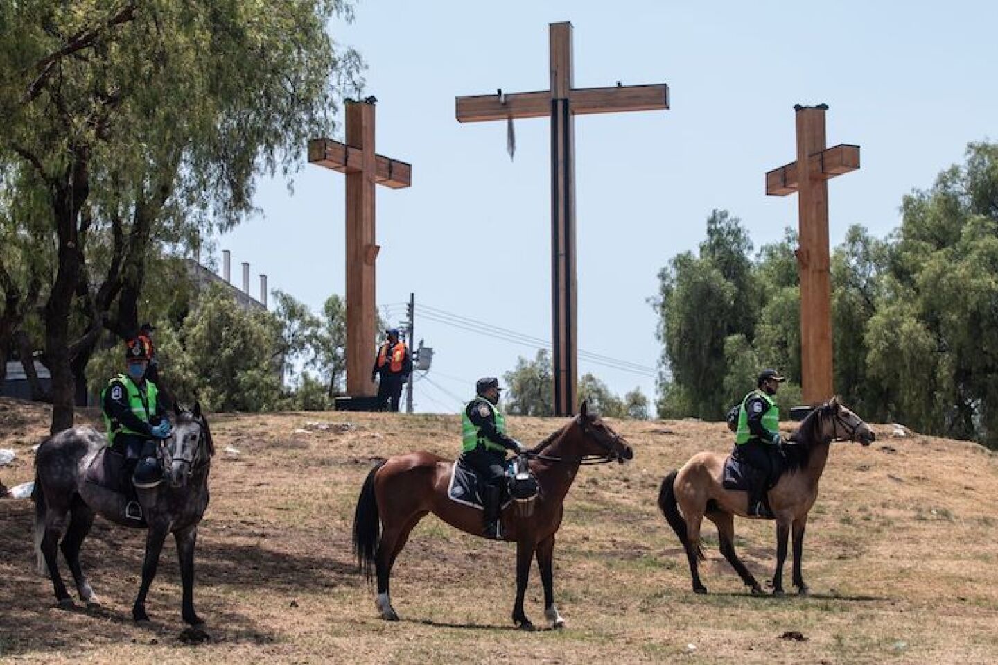 Se llevó a cabo, por primera vez sin público,  la 177 representación de la crucifixión de Jesús en la alcaldía Iztapalapa debido a la contingencia sanitaria para evitar contagios del Virus COVID-19 (coronavirus).