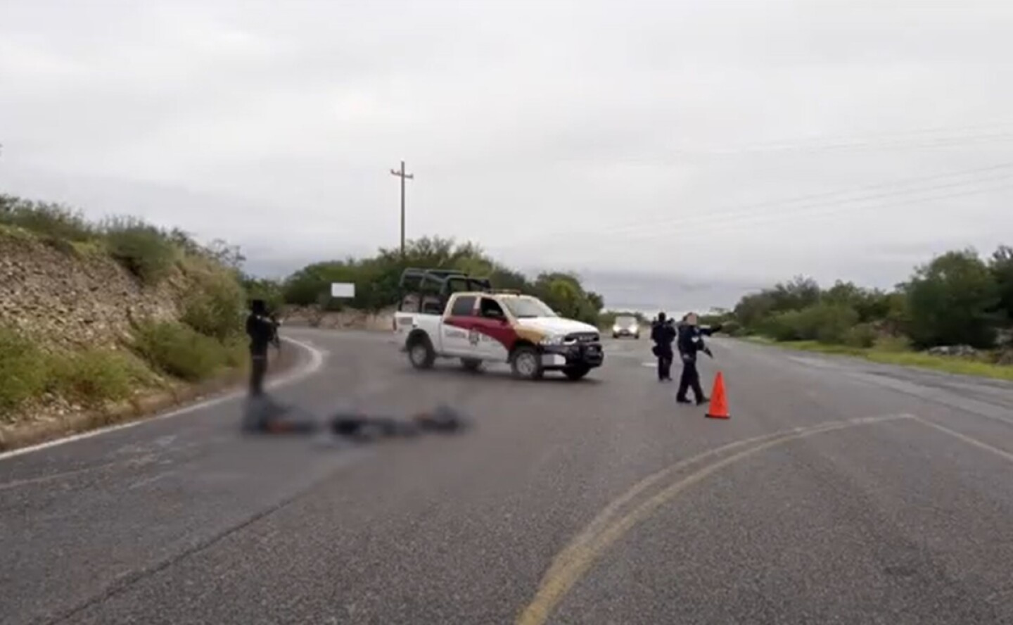 Hallan cuerpos en bolsas en carretera de Tamaulipas