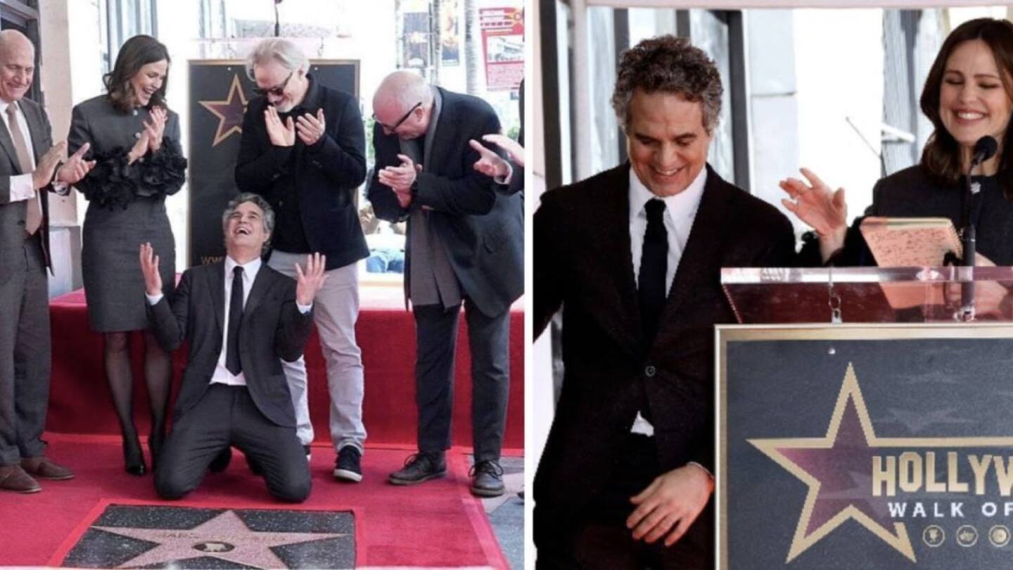 Mark Ruffalo paseo de la fama