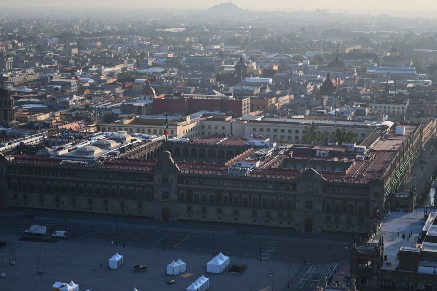 Vista aérea de Palacio Nacional