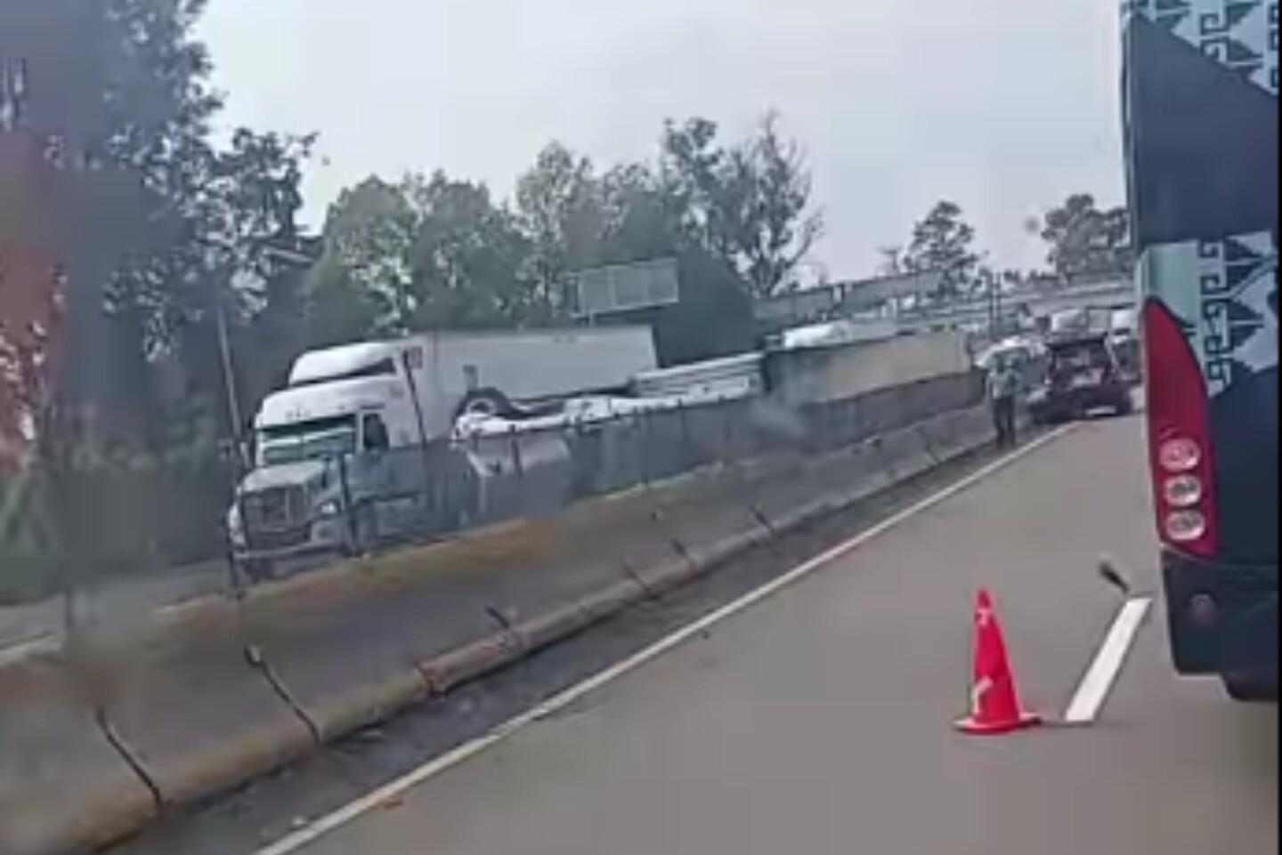 Accidente autopista México-Puebla