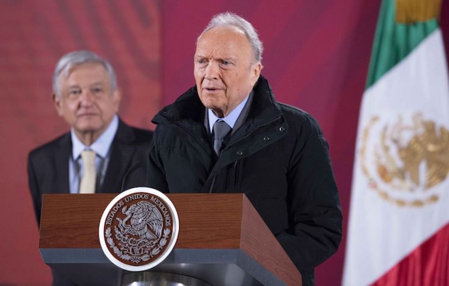 El Jefe del Ejecutivo, Andrés Manuel López Obrador, y Alejandro Gertz Manero, Fiscal General de la República, en la mañanera