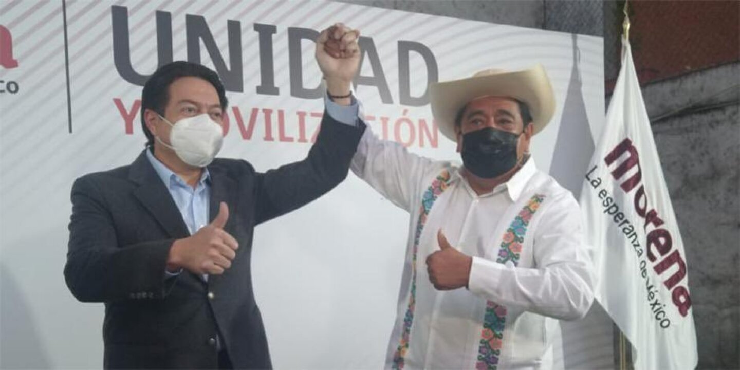 Félix Salgado Macedonio y Mario Delgado Morena