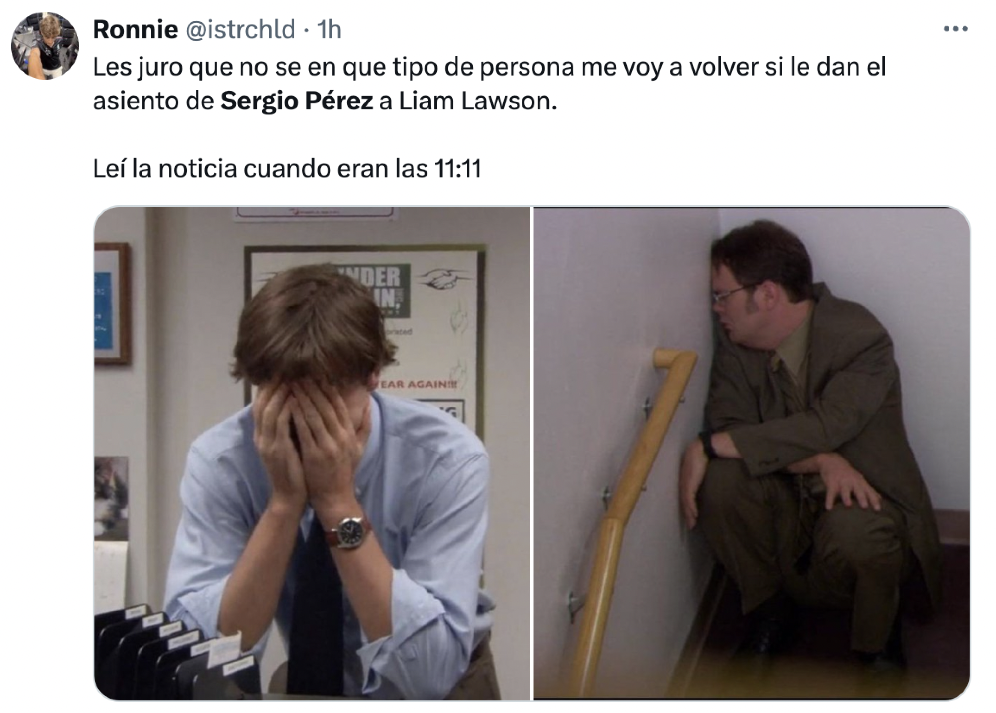 Memes Checo Pérez