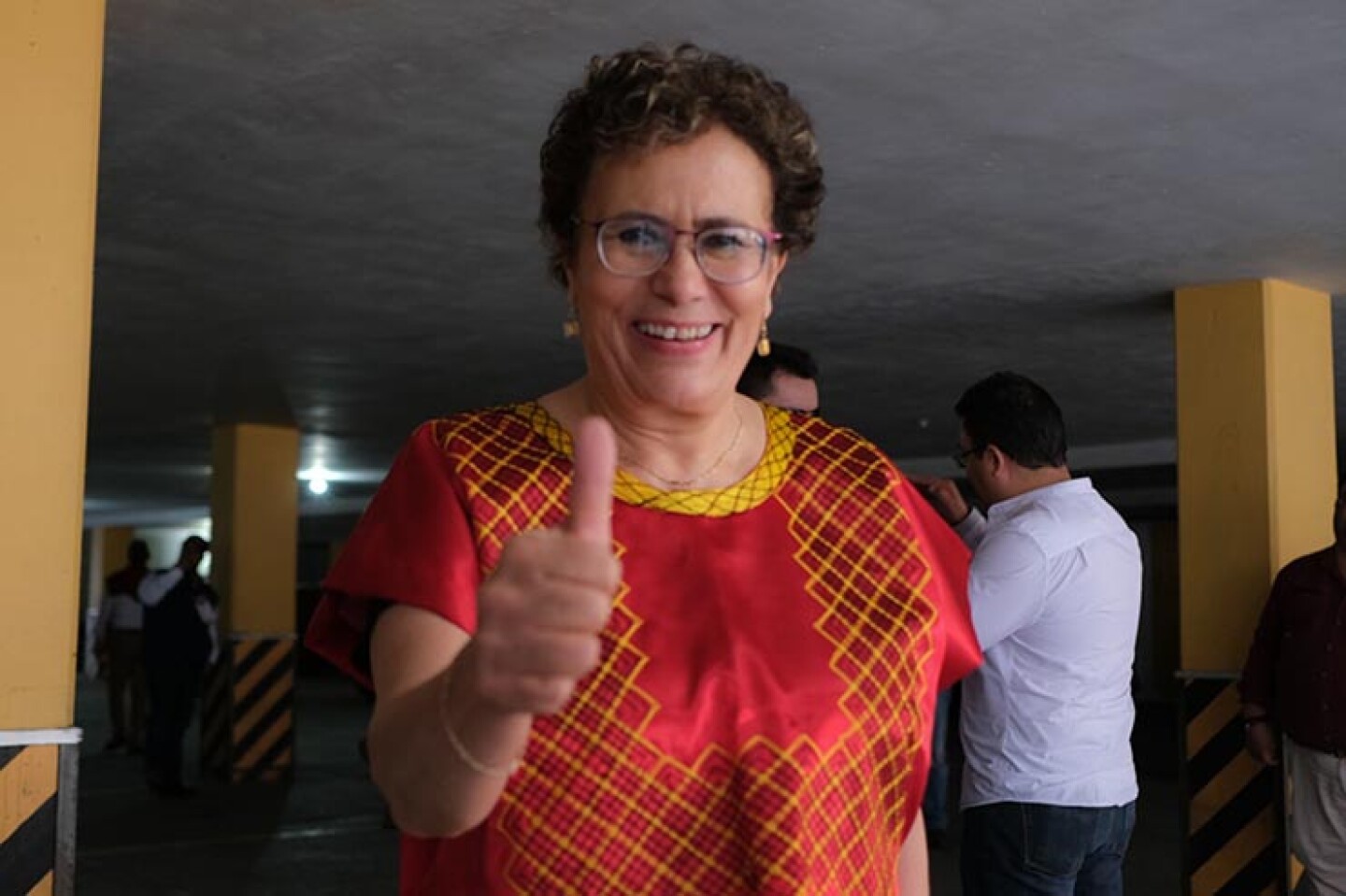 CIUDAD DE MÉXICO, 10NOVIEMBRE2019.- Bertha Luján, presidenta del Consejo Nacional de Morena, y aspirante para dirigir el partido, salió de la Reunión de Consejo Político Nacional de Morena e informó que buscará una reunión con Yeidckol Polevnsky,