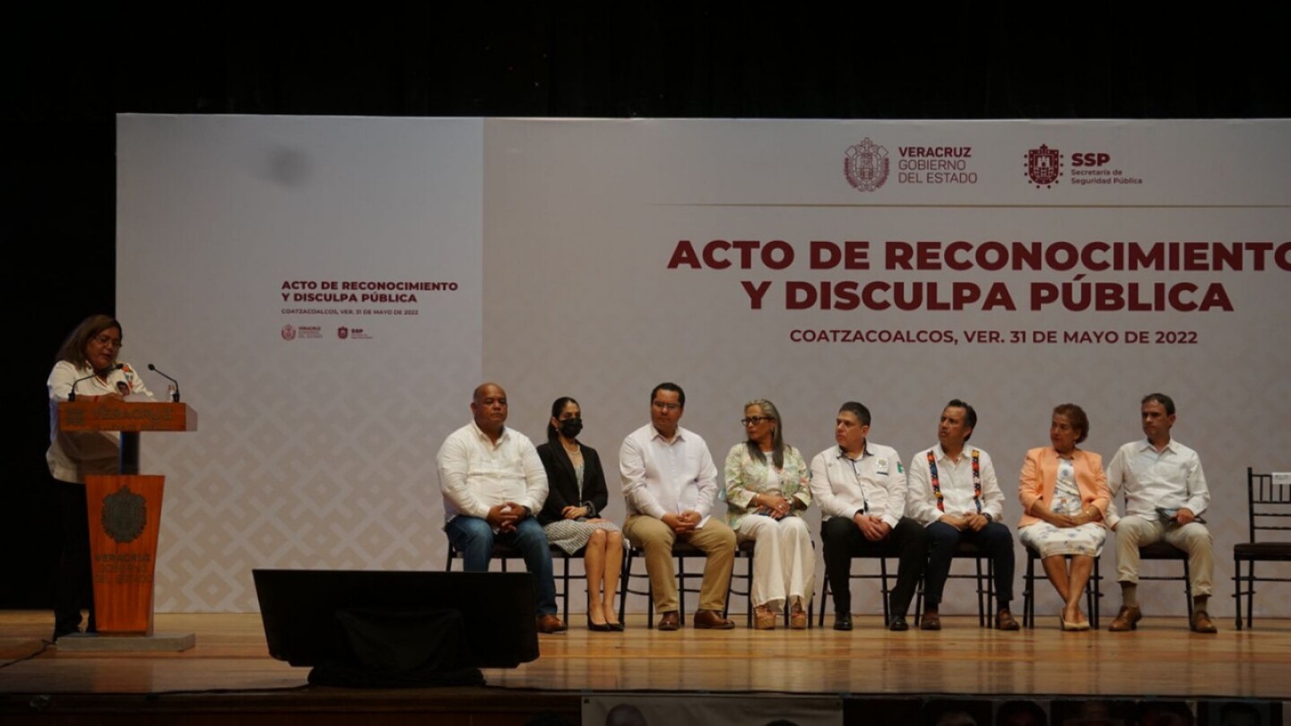 Disculpa publica por desaparicion forzada veracruz