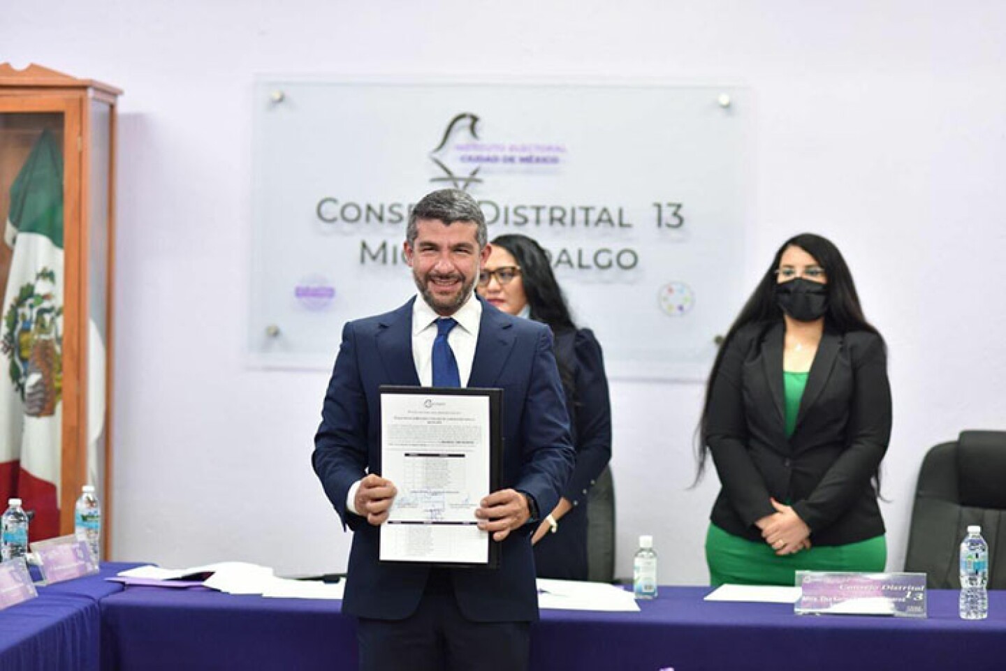 Entrega IECM constancias de mayoría a alcaldes electos