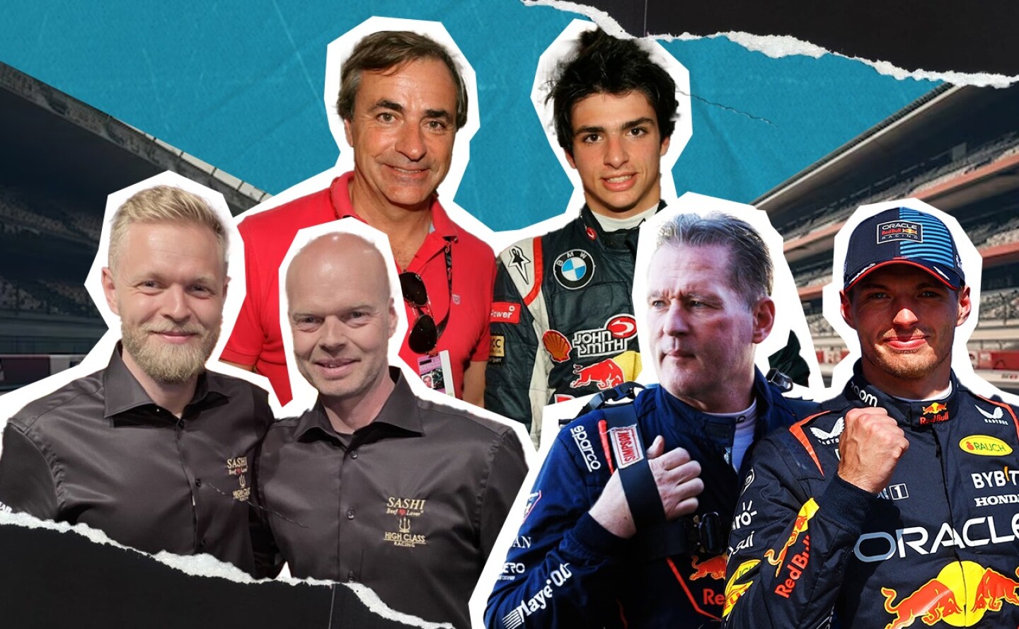 Padres de pilotos F1