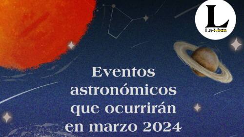 eventos astronomicos marzo