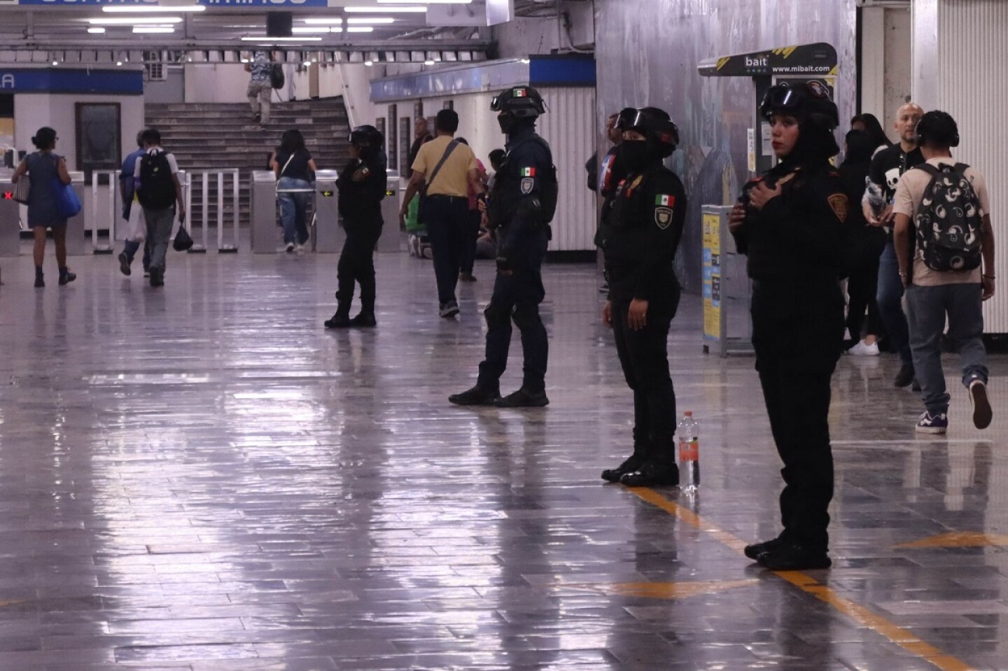 Seguridad pinchazos metro