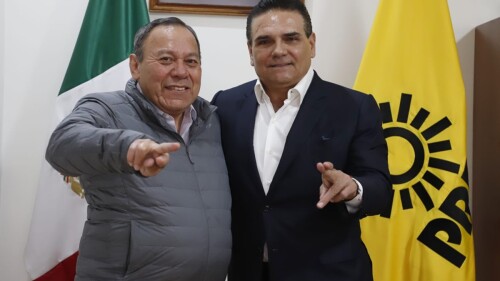 Jesús Zambrano y Silvano Aureoles