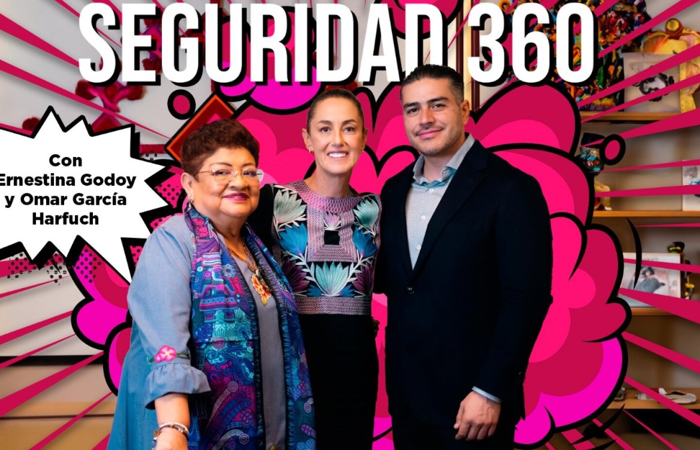 Harfuch y Godoy en gabinete de Sheinbaum