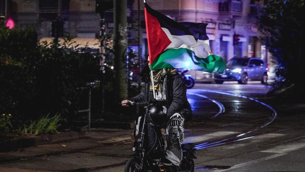 Pro Palestine protest in Turin