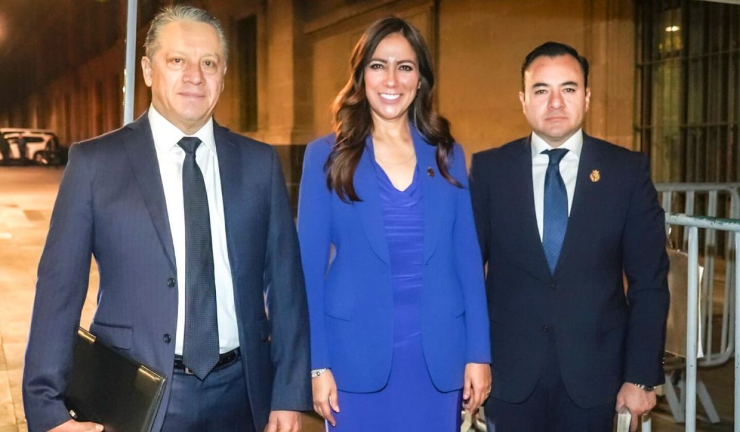 Gobernadora de Gto, Libia Dennise en Palacio Nacional