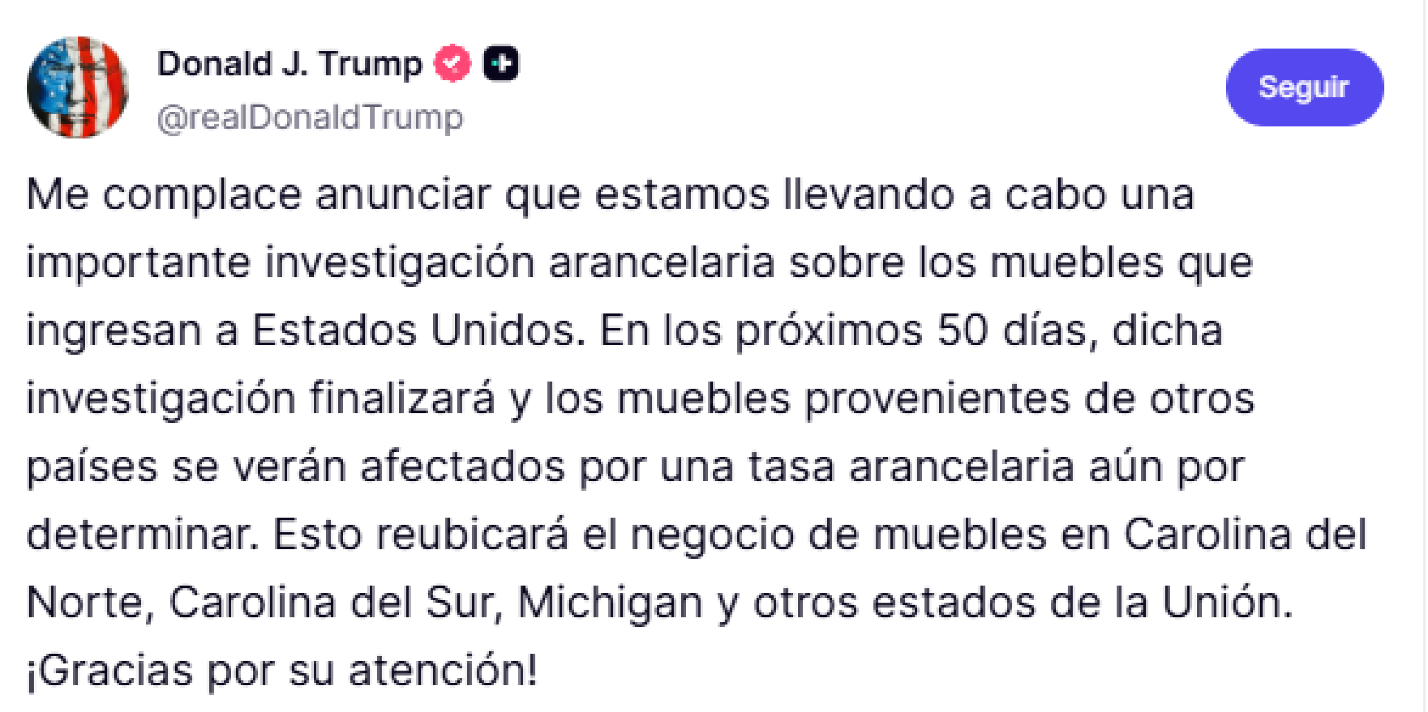 Aranceles Trump