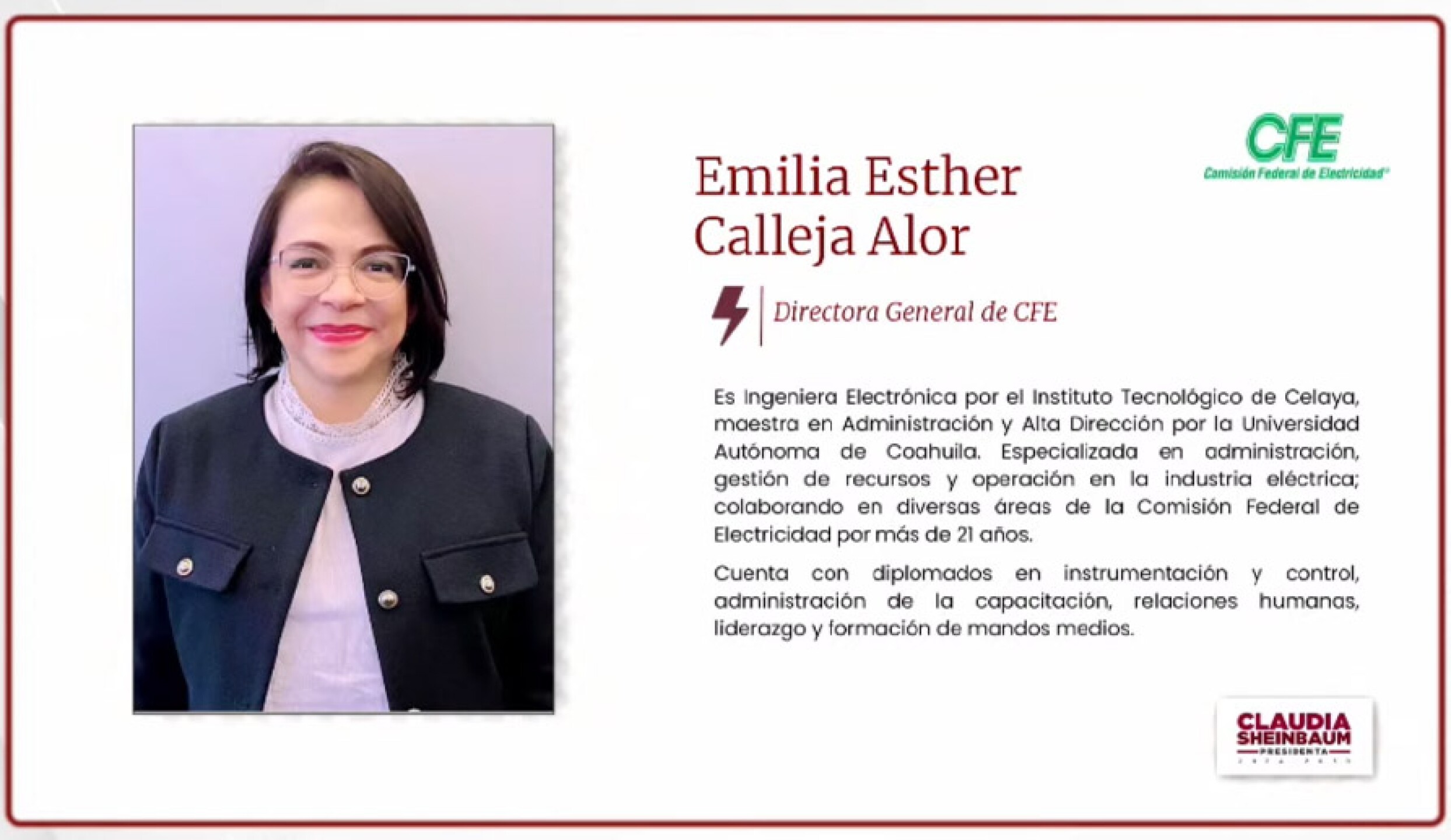 Emilia Esther Calleja CFE