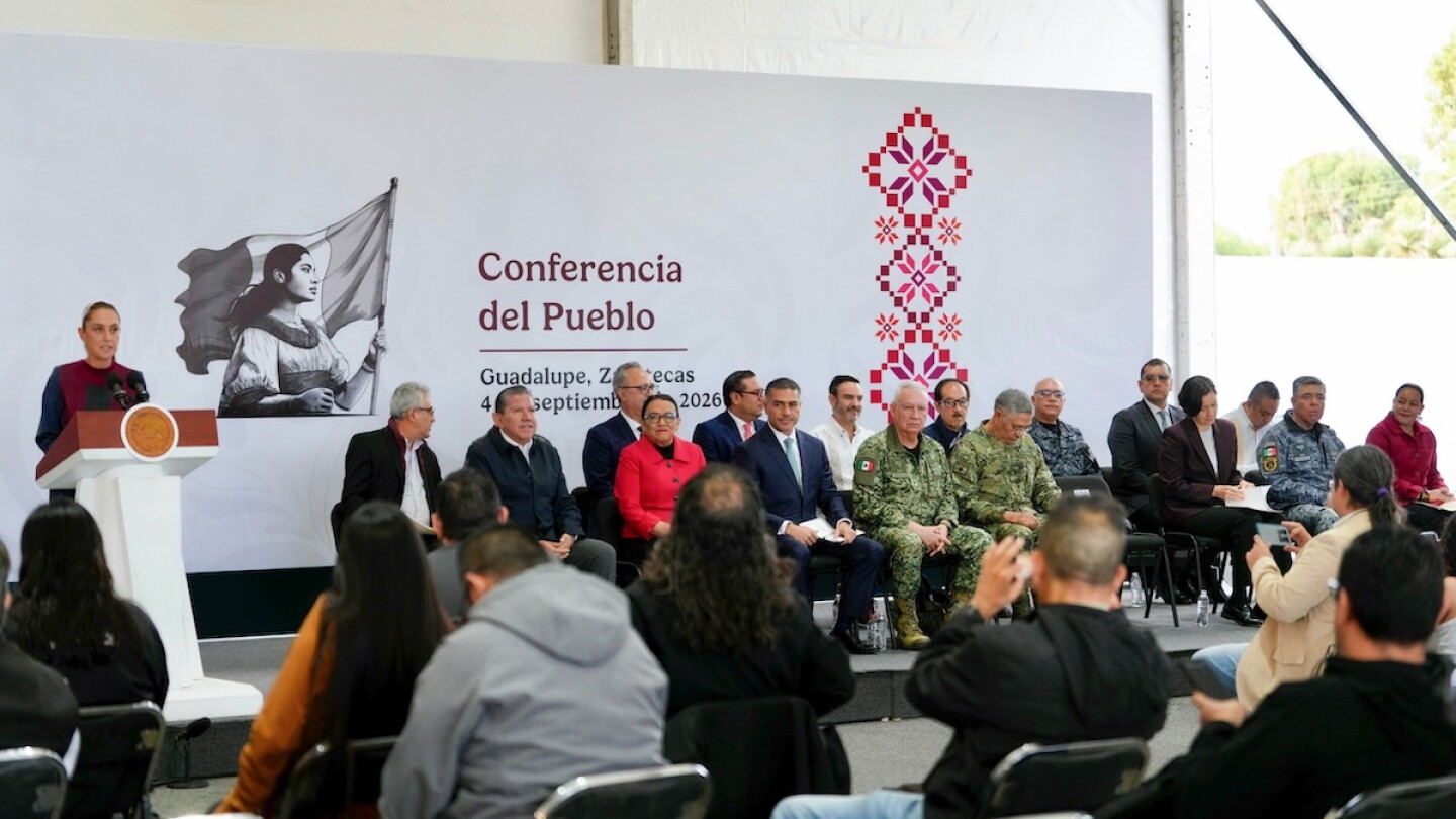 Mañanera de Claudia Sheinbaum en vivo: resumen de la conferencia matutina del 4 de septiembre de 2026