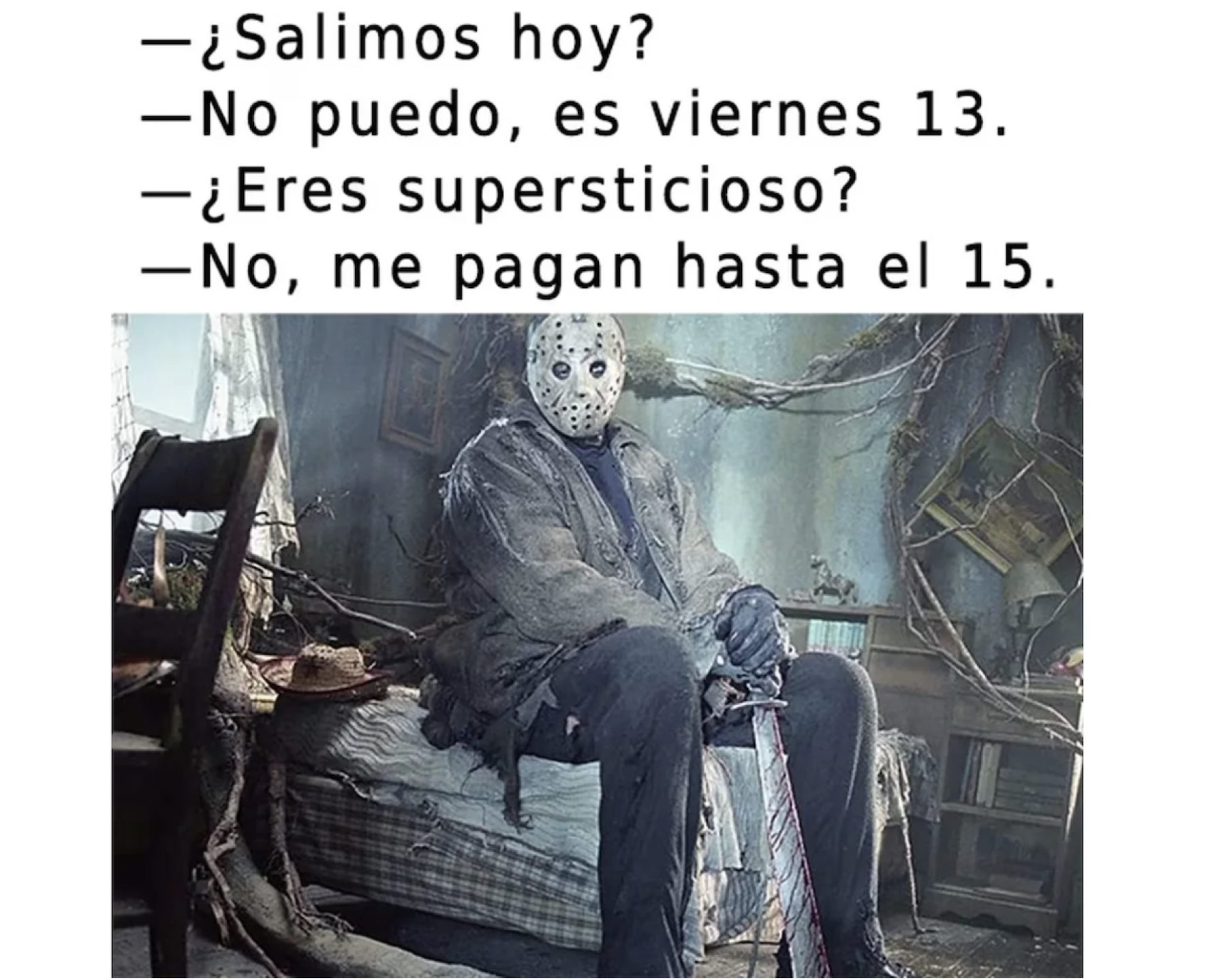meme del viernes 13