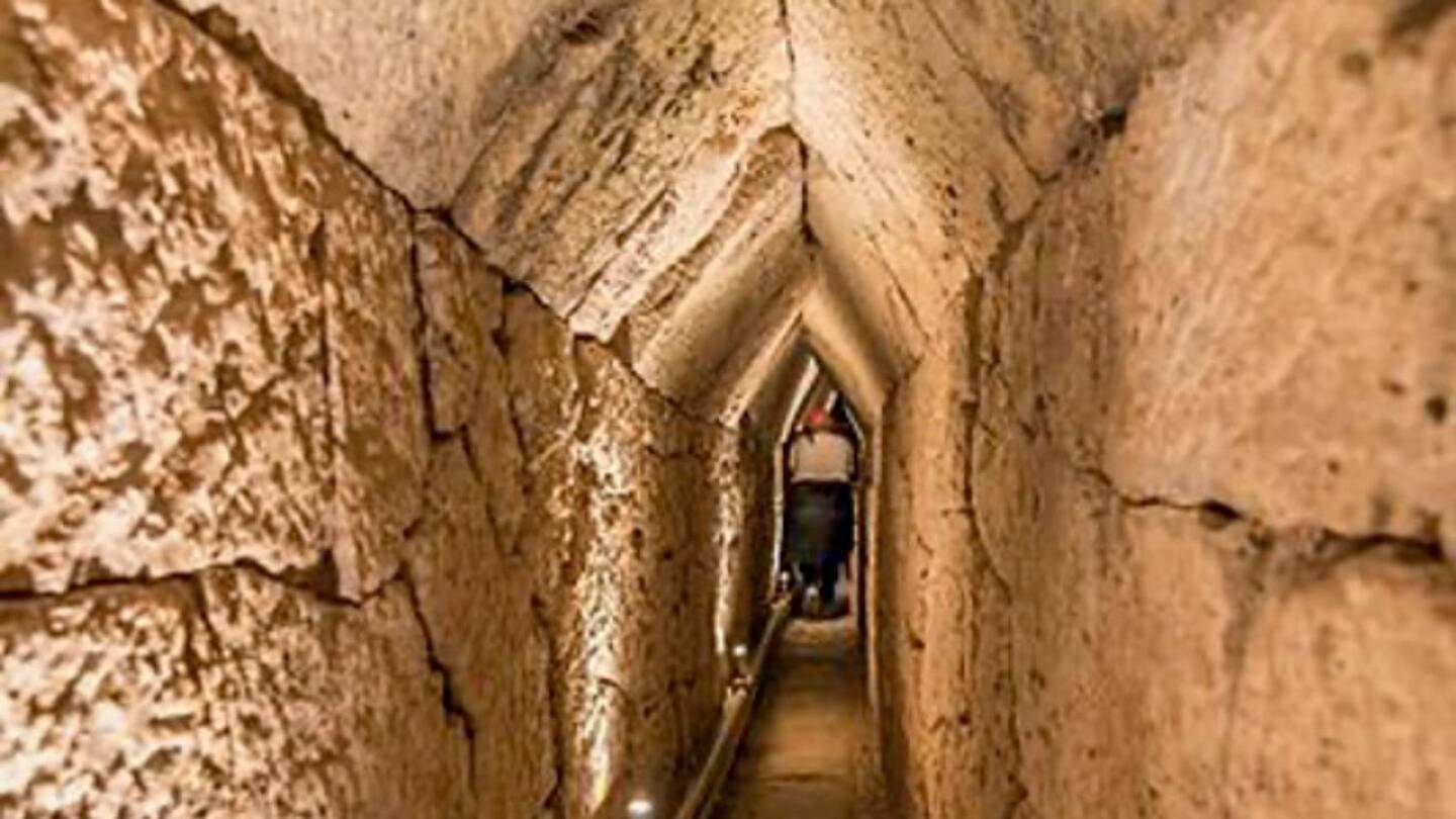 tunel egipto tumba cleopatra