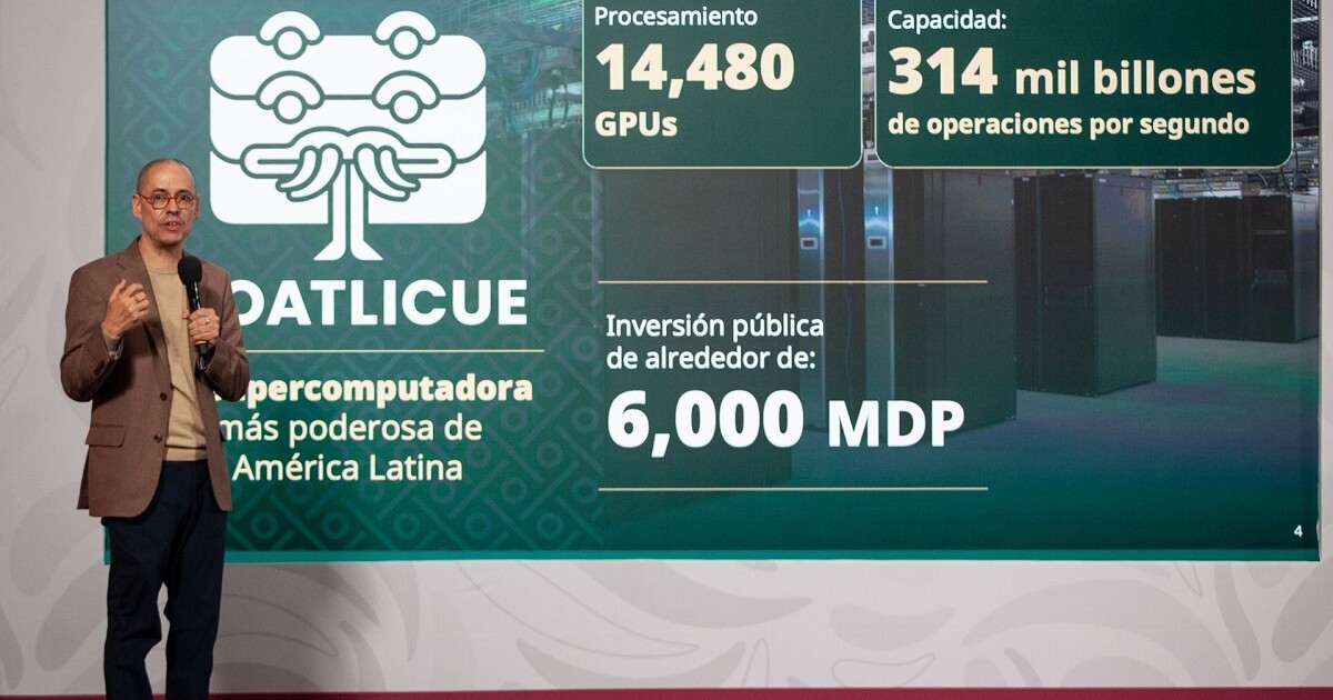 Coatlicue, la supercomputadora mexicana, comenzará a operar en dos años